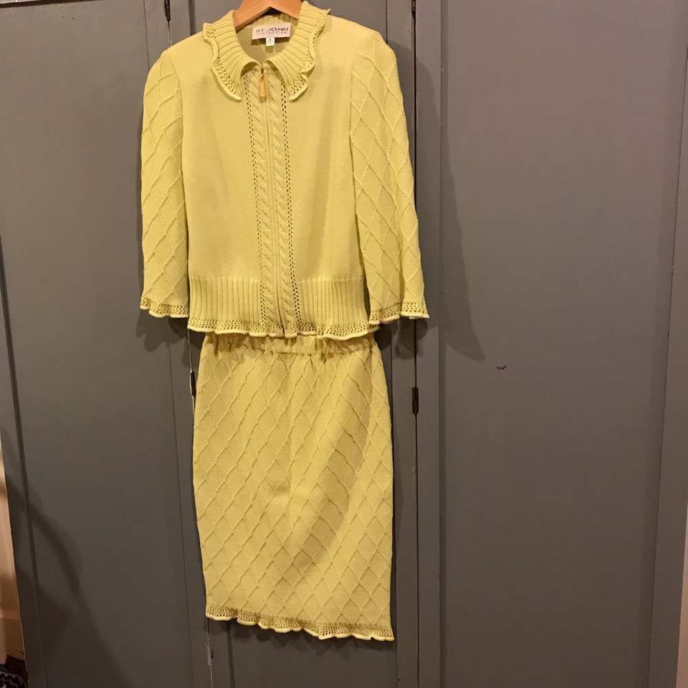 St. John knit suit